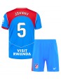 Atletico Madrid Johnny Cardoso #5 Alternativní dres pro děti 2025-26 Krátký Rukáv (+ trenýrky)